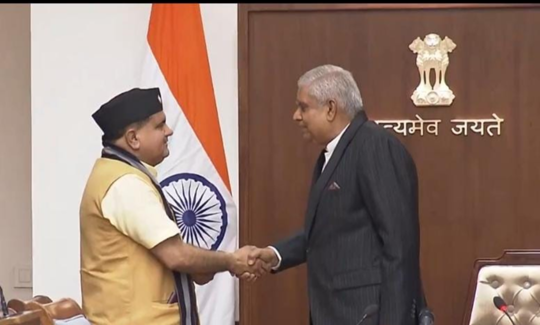 प्रदेश अध्यक्ष महेंद्र भट्ट ने ली राज्यसभा सांसद की शपथ