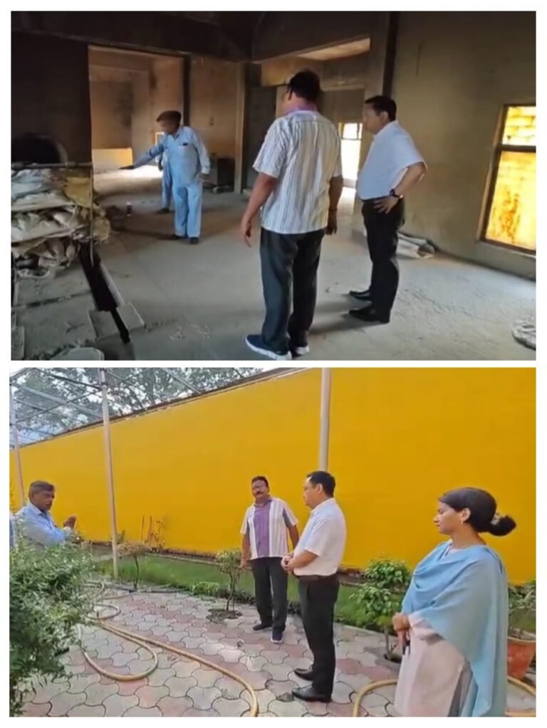 जिलाधिकारी धीराज सिंह गर्ब्याल ने खड़खड़ी श्मशान घाट का स्थलीय निरीक्षण किया।