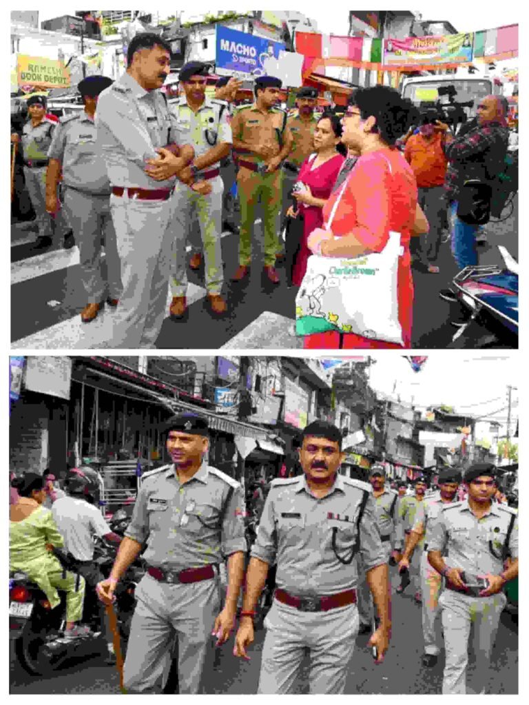 एसएसपी देहरादून के नेतृत्व में दून पुलिस द्वारा पलटन बाजार में  चलाया गया सत्यापन अभियान