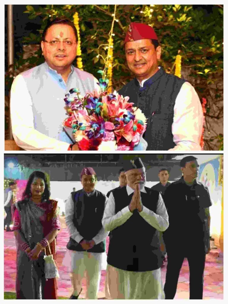 गढ़वाल लोकसभा से सांसद और बीजेपी के राष्ट्रीय मीडिया प्रभारी अनिल बलूनी के आवास पहुंचे प्रधानमंत्री नरेंद्र मोदी  इगास के मौके पर पूजा अर्चना भी करते हुए नजर आए,