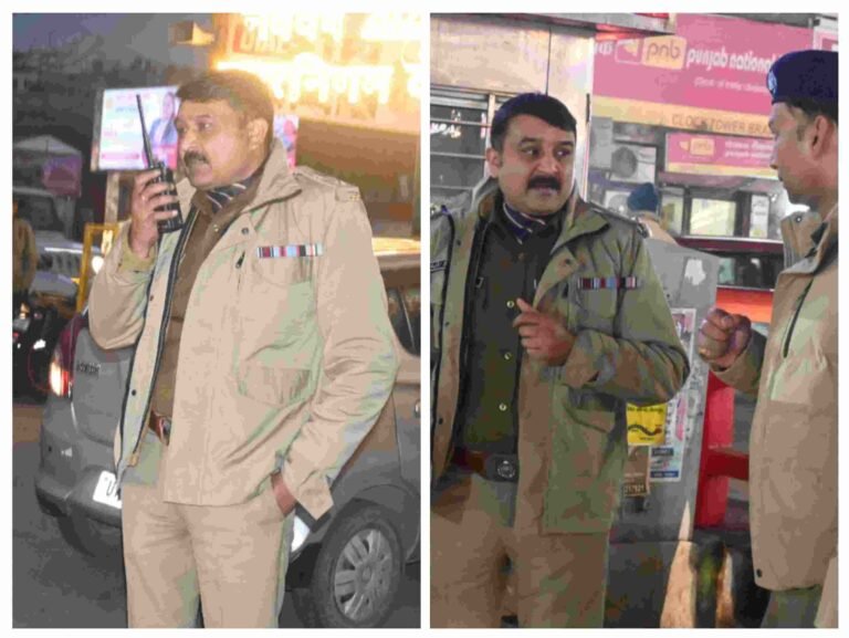 नव वर्ष की पूर्व संध्या पर पुलिस व्यवस्थाओं का जायजा लेने ग्राउंड जीरो पर उतरे एसएसपी देहरादून