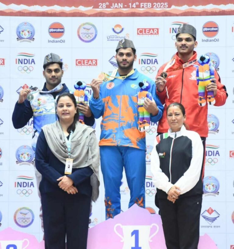 38वे राष्ट्रीय खेलों में देवभूमि को अब तक 13 गोल्ड, 21 सिल्वर व 23 ब्राउंज पदक प्राप्त हो चुके है
