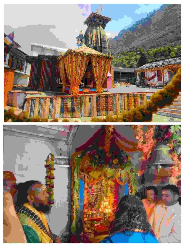 श्री केदारनाथ भगवान की पंचमुखी डोली सेना के बैंड की भक्तिमय धुनों के साथ धाम के प्रस्थान हुई  आज पहले पड़ाव श्री विश्वनाथ मंदिर गुप्तकाशी रात्रि विश्राम