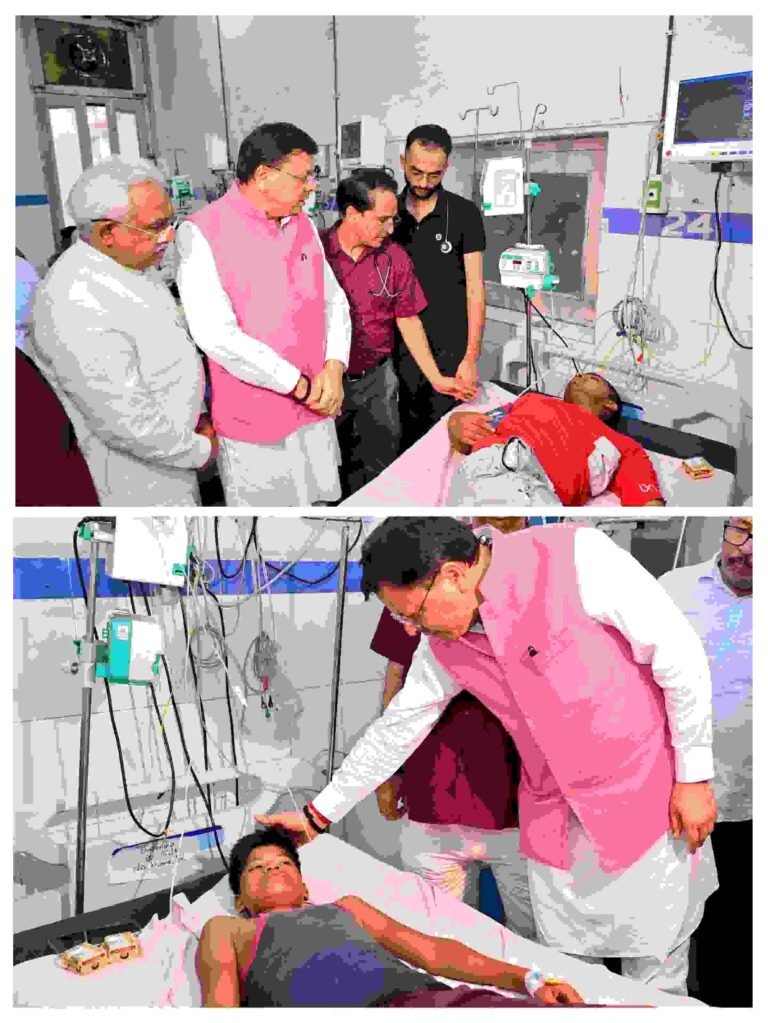 मुख्यमंत्री  पुष्कर सिंह धामी ने हरिद्वार जनपद में स्थित मंशा देवी मंदिर के पैदल मार्ग पर हुई भगदड़ की घटना में 06 श्रद्धालुओं की मृत्यु होने पर गहरा शोक व्यक्त करते हुए पीड़ित परिवारों को हर संभव सहायता प्रदान करने के निर्देश दिए हैं।