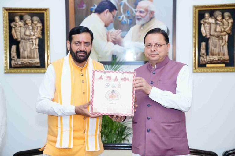 मुख्यमंत्री पुष्कर सिंह धामी से हरियाणा के सीएम नायब सैनी ने की भेंट, समसामयिक विषयों पर हुई चर्चा